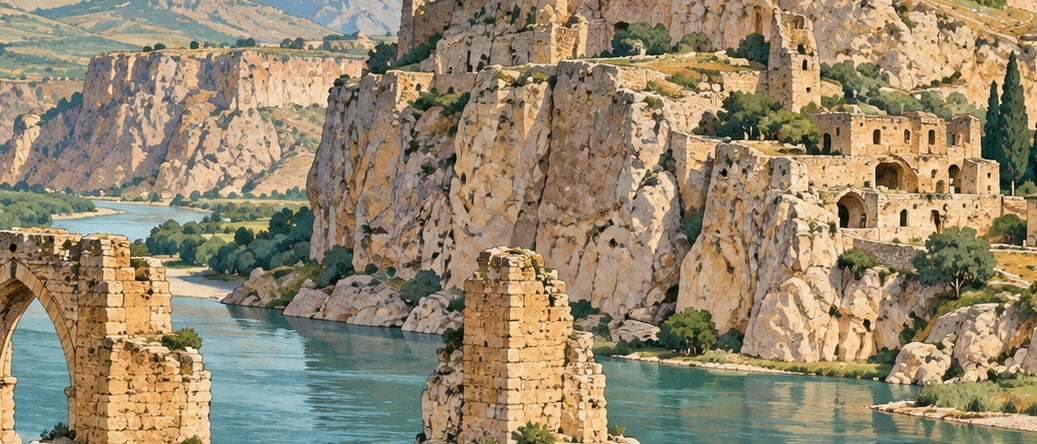 Hasankeyf Castle çizimi, Batman