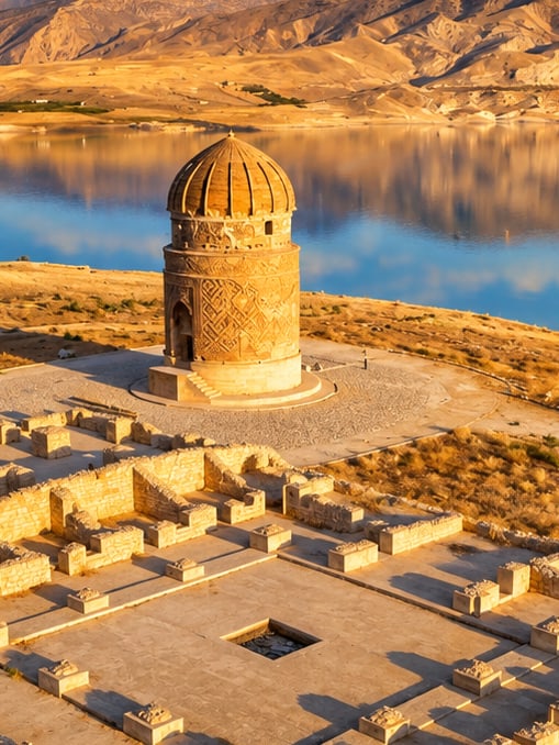 Ilustración: Sitio arqueológico de Hasankeyf, Batman