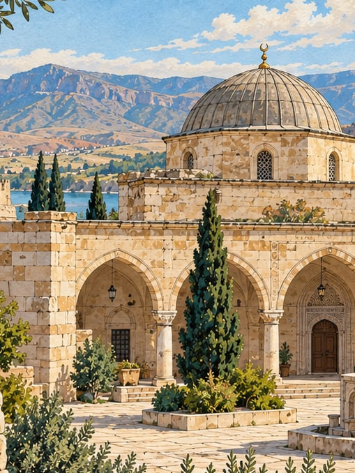 Ilustración: Gran Mezquita de Hasankeyf, Batman