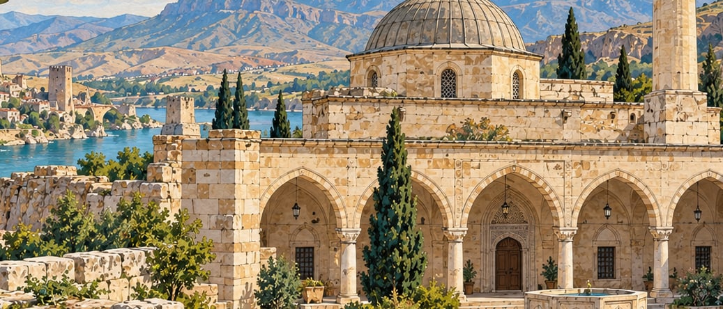 Hasankeyf Great Mosque çizimi, Batman