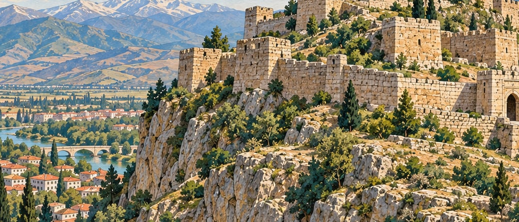 Hasbet Castle çizimi, Muş