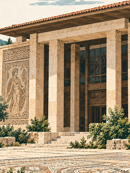 Hatay Arkeoloji Müzesi çizimi, Hatay