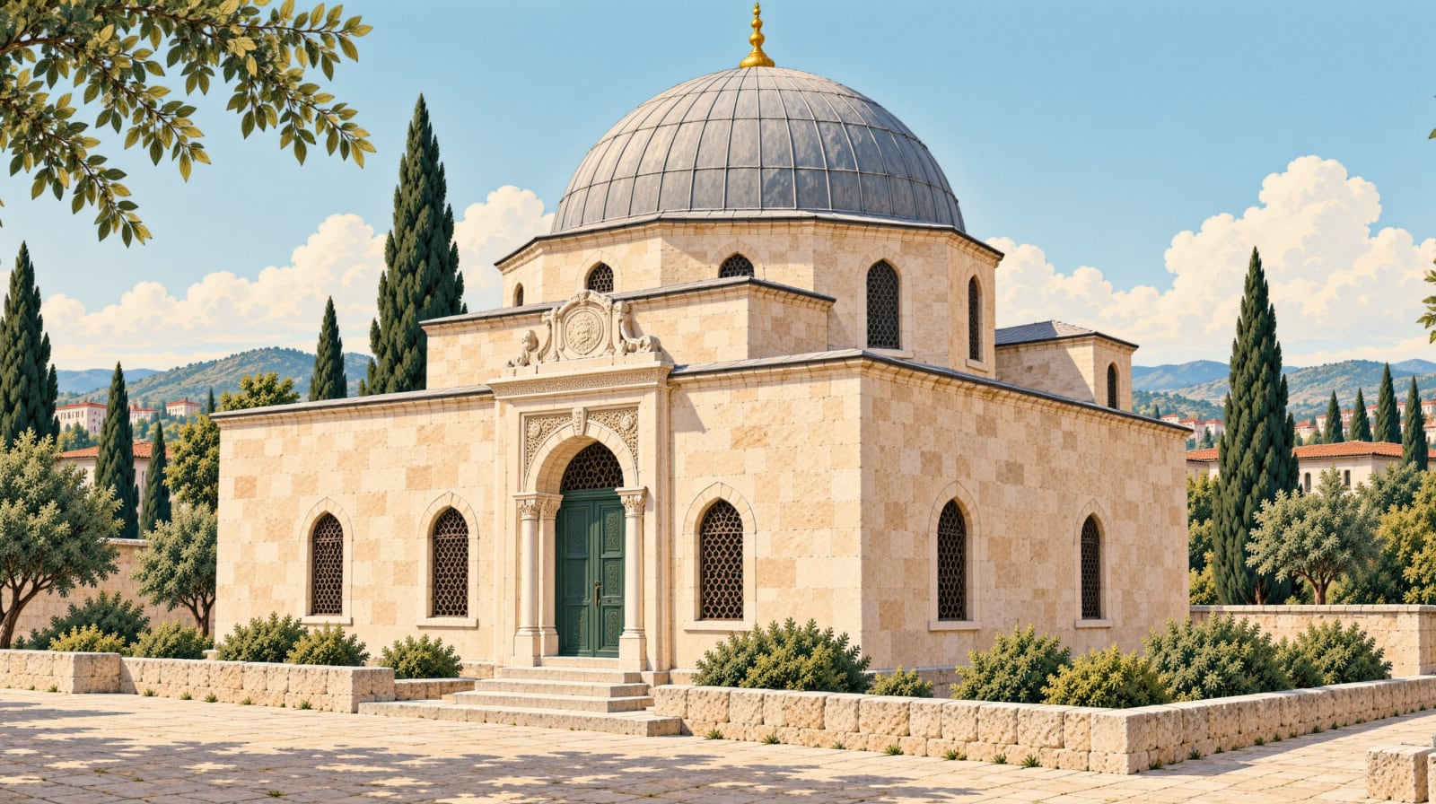 Hatice Turhan Sultan Tomb çizimi, İstanbul