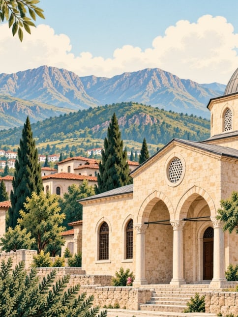 Ilustración: Mezquita de Hatuniye, Kahramanmaraş