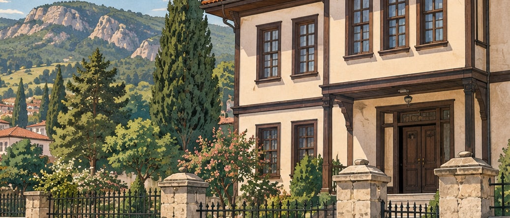 Havza Atatürk House Museum çizimi, Samsun