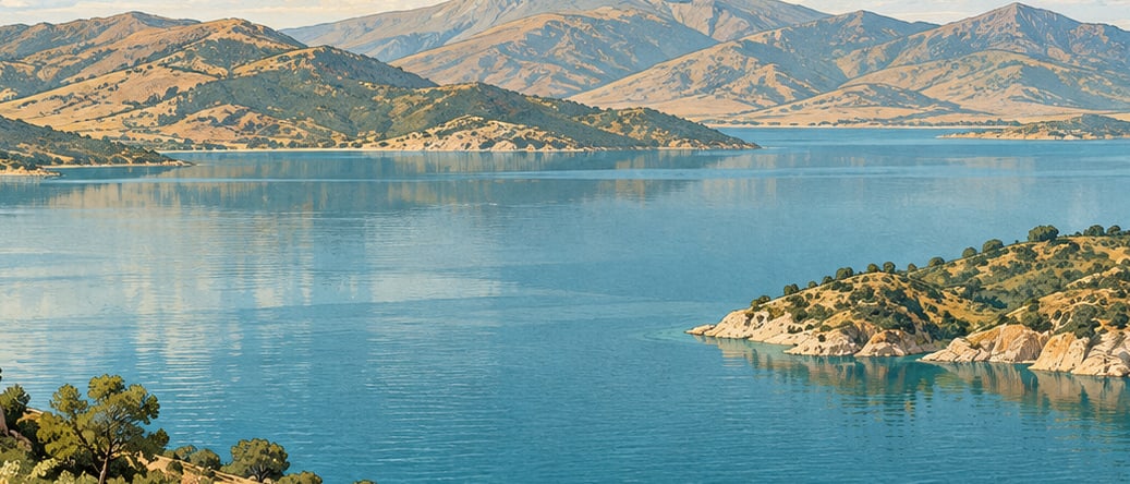 Hazar Lake Nature Park çizimi, Elazığ