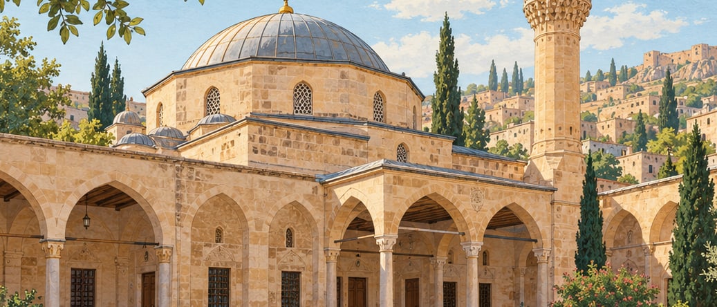 Hekim Dede Mosque çizimi, Şanlıurfa