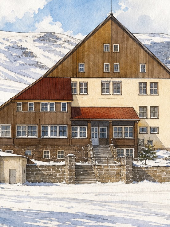 Ilustración: Centro de esquí de Hesarek, Bingöl