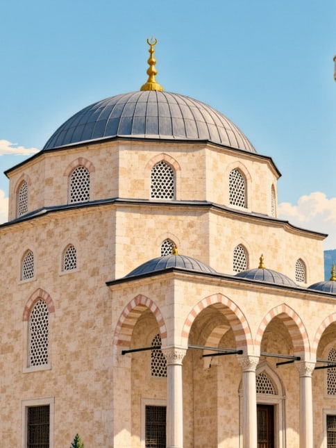 Ilustración: Mezquita de Hıdır Ağa, Edirne
