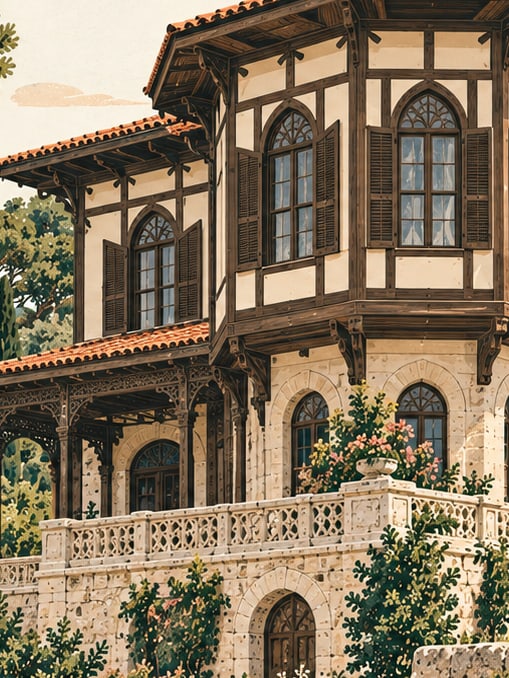 Hidiv Kasrı çizimi, İstanbul
