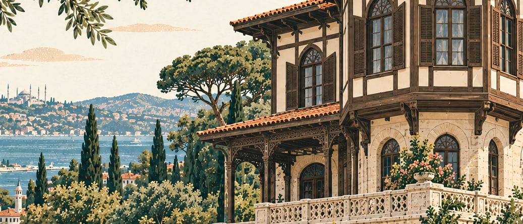Hidiv Kasrı çizimi, İstanbul