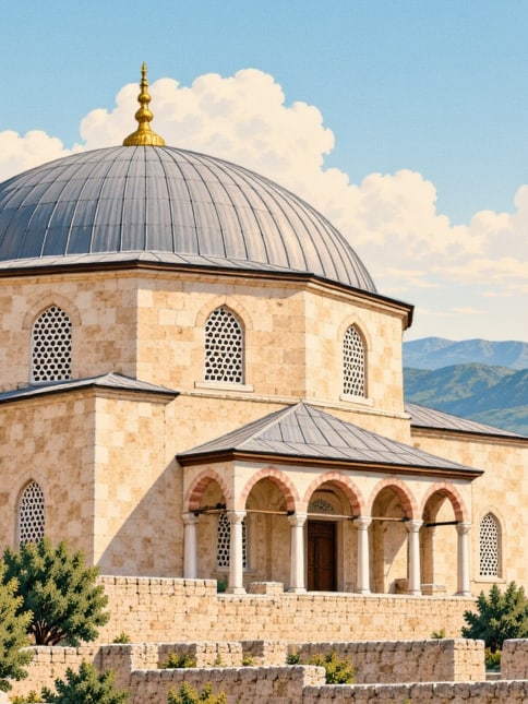 Ilustración: Mezquita de Hırka, Denizli