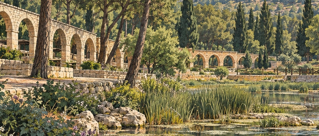 Hisar Pine Grove Nature Park çizimi, Kilis