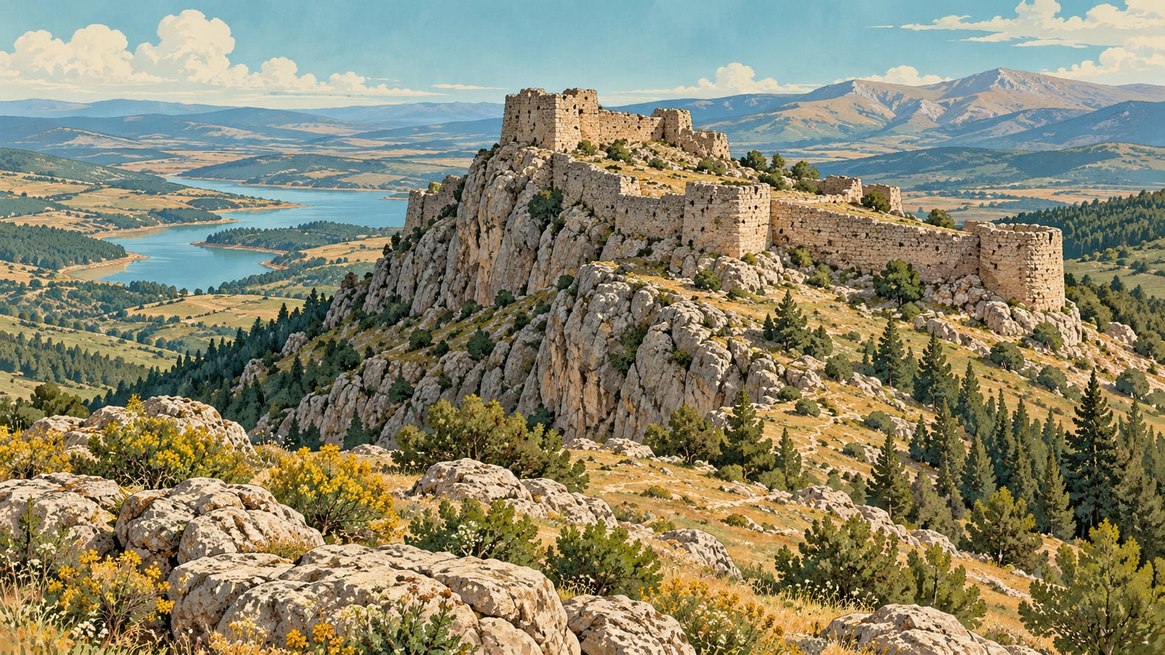 Hisarbeyli Plateau / Yoghurt Yurdu Plateau çizimi, Yozgat