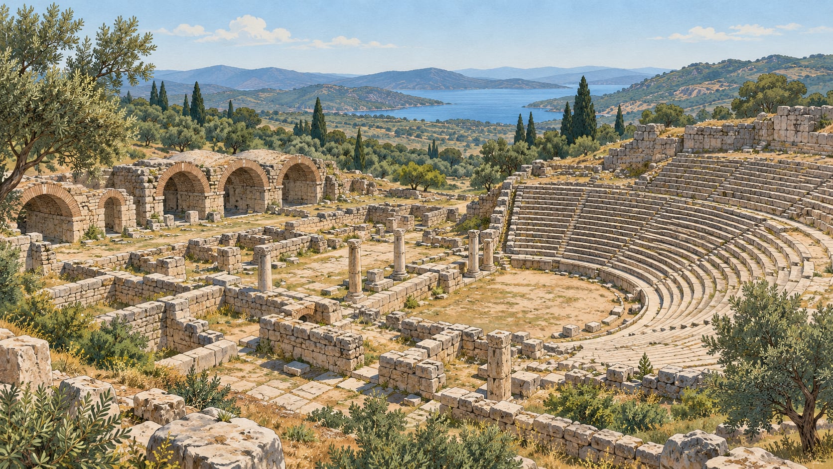 Hisarköy çizimi, Balıkesir