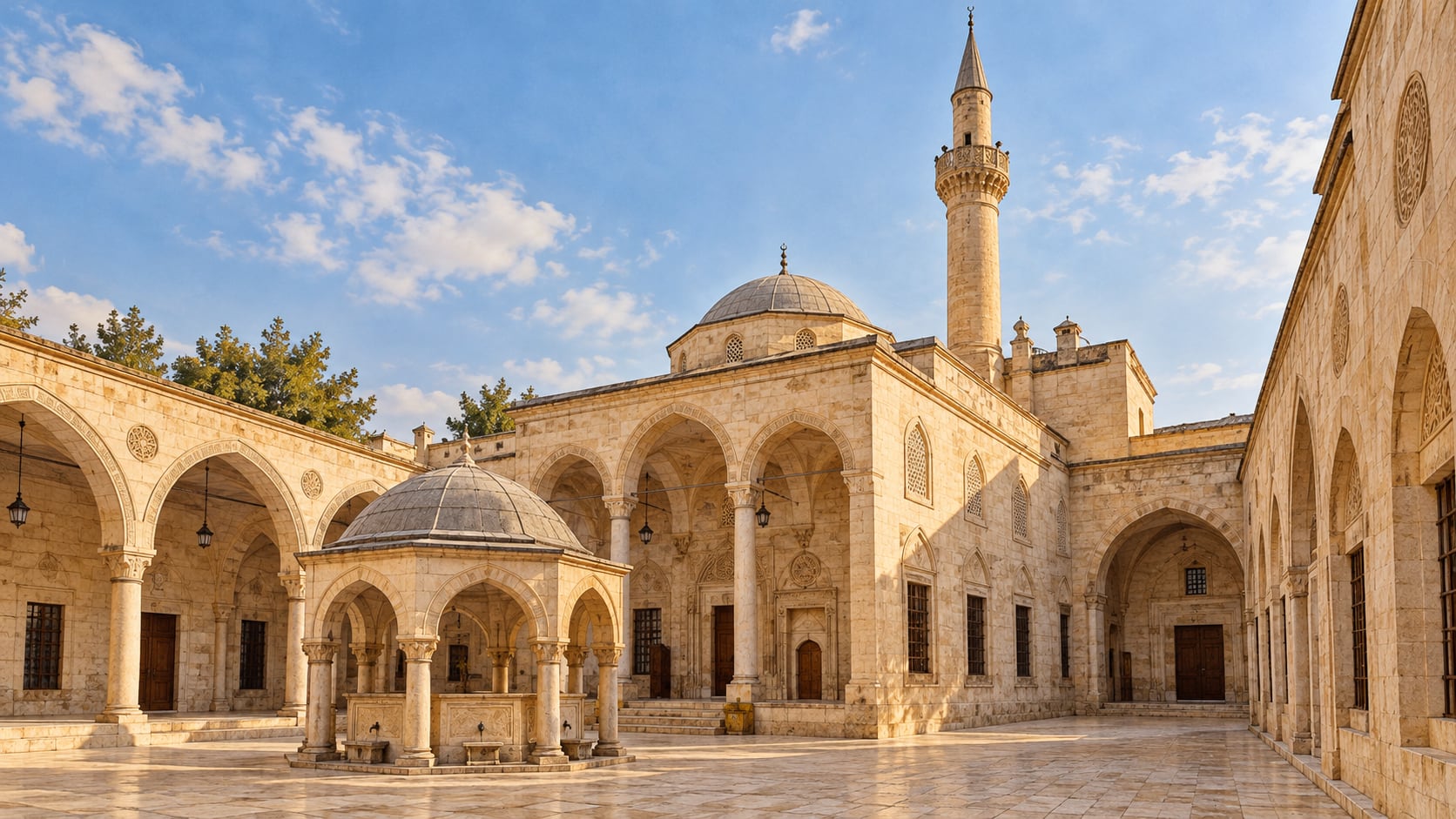 Hızanoğlu Mosque çizimi, Şanlıurfa