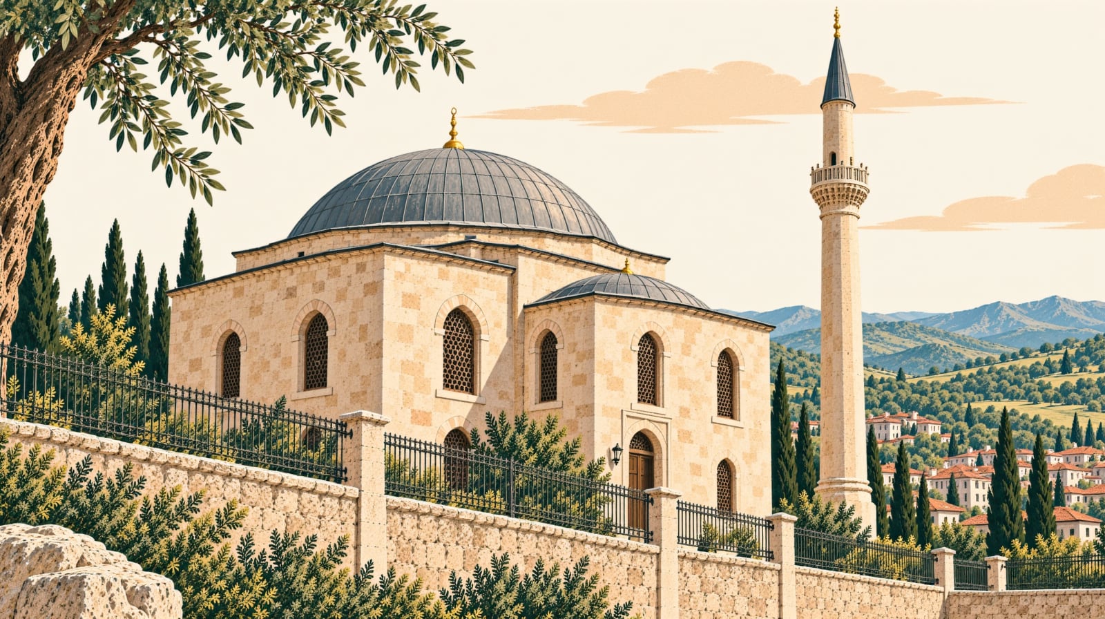 Hızır Bey Mosque çizimi, Batman