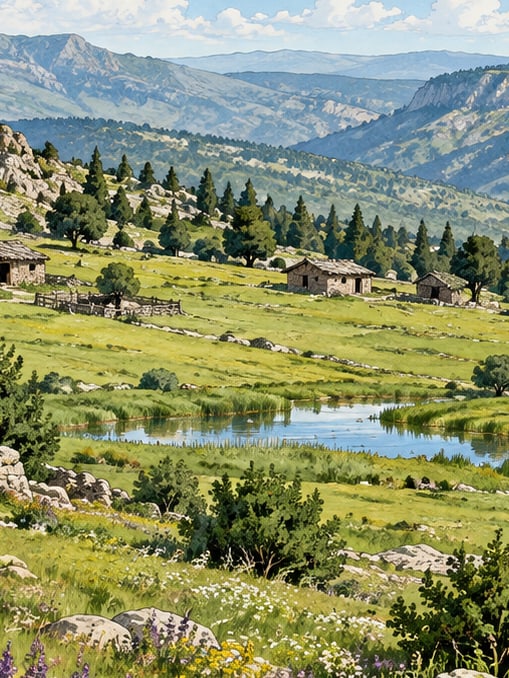Ilustración: Meseta de Hızır, Gaziantep