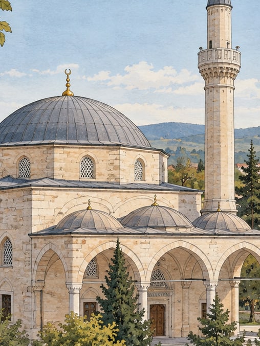 Ilustración: Mezquita de Hızırbey, Kırklareli