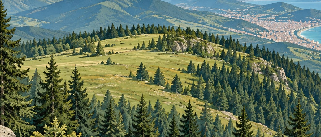 Hızırilyas Hill Nature Park çizimi, Giresun