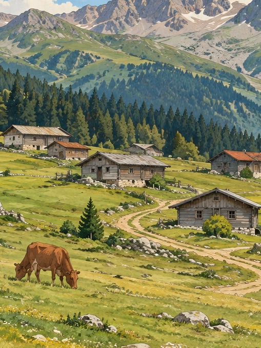 Ilustración: Meseta de Homeze, Rize