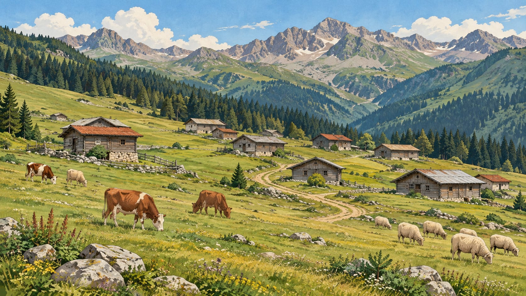 Homeze Plateau çizimi, Rize