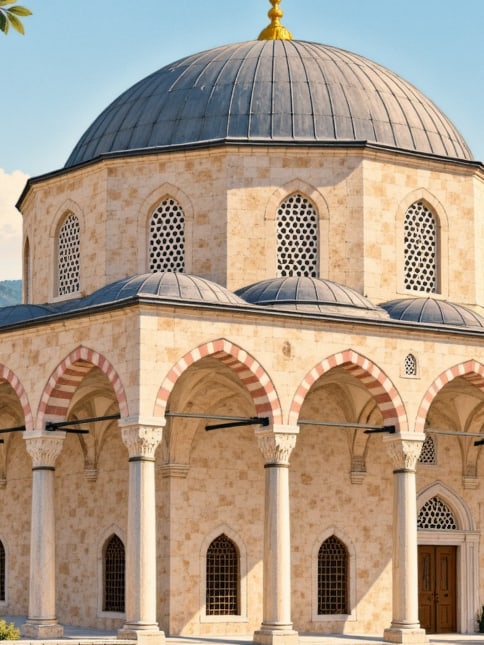 Ilustración: Mezquita de Hoşkadem, Eskişehir