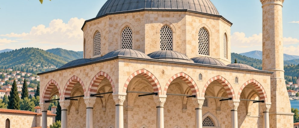 Hoşkadem Mosque çizimi, Eskişehir