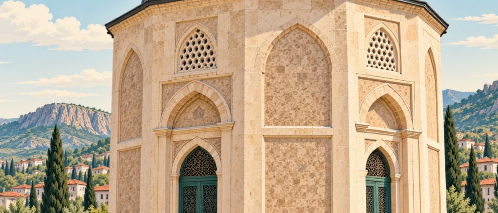 Hubyar Dervish Lodge çizimi, Tokat