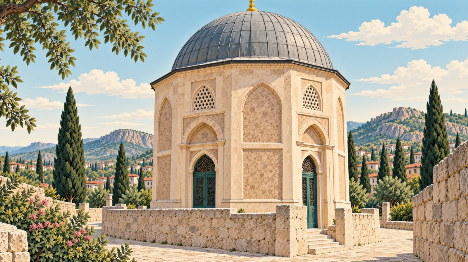 Hubyar Dervish Lodge çizimi, Tokat