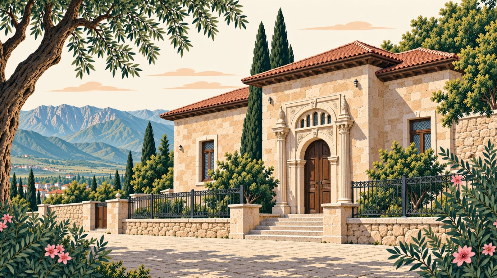 Hulusi Efendi’nin Doğduğu House Museum çizimi, Malatya
