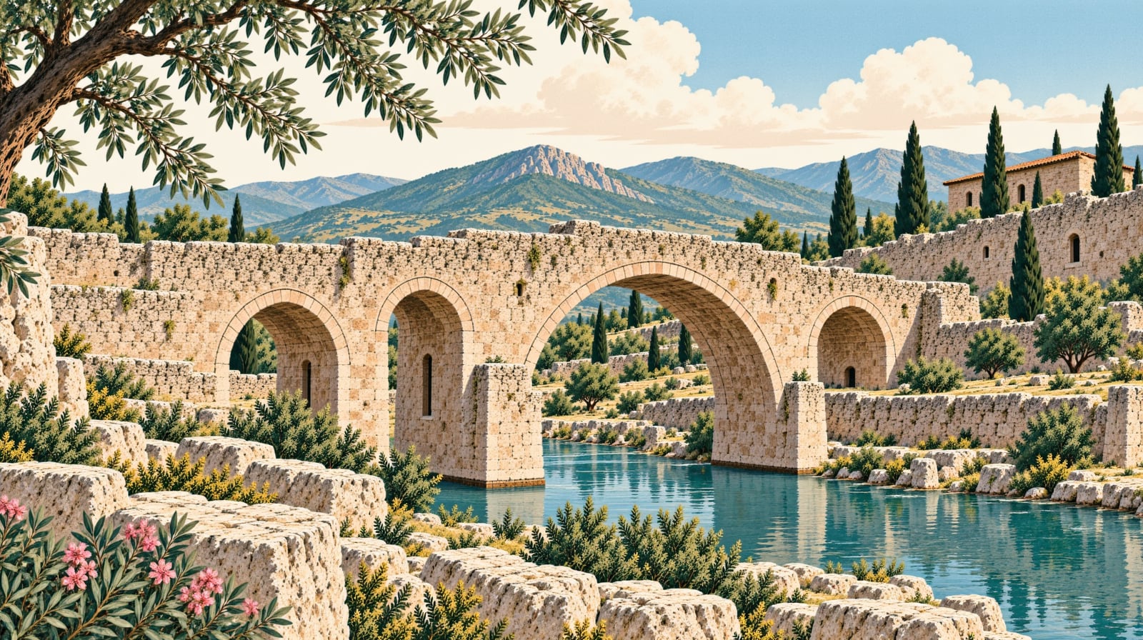 Hürkan Bridge çizimi, Van