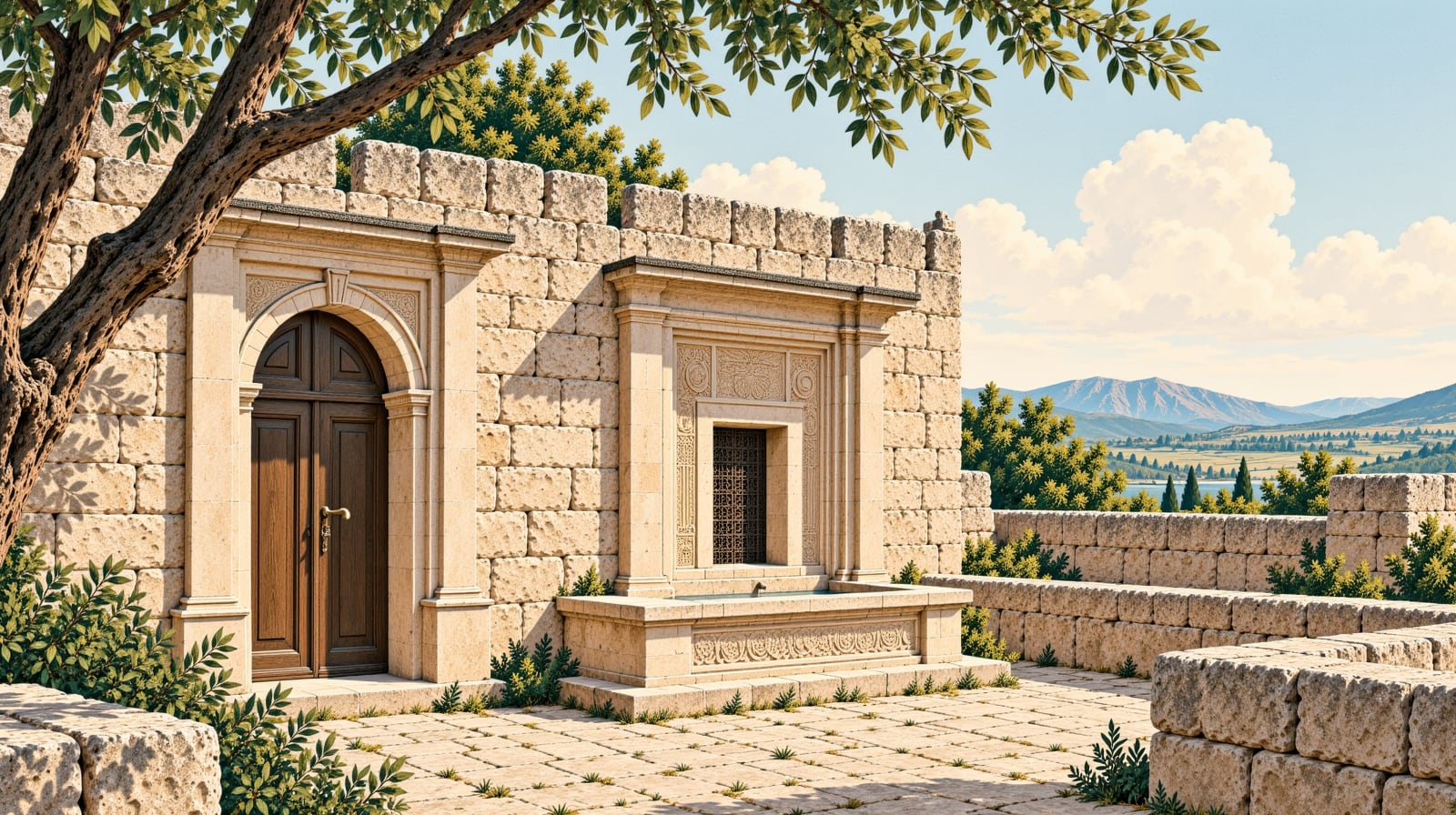 Hürriyet Fountain çizimi, Kütahya