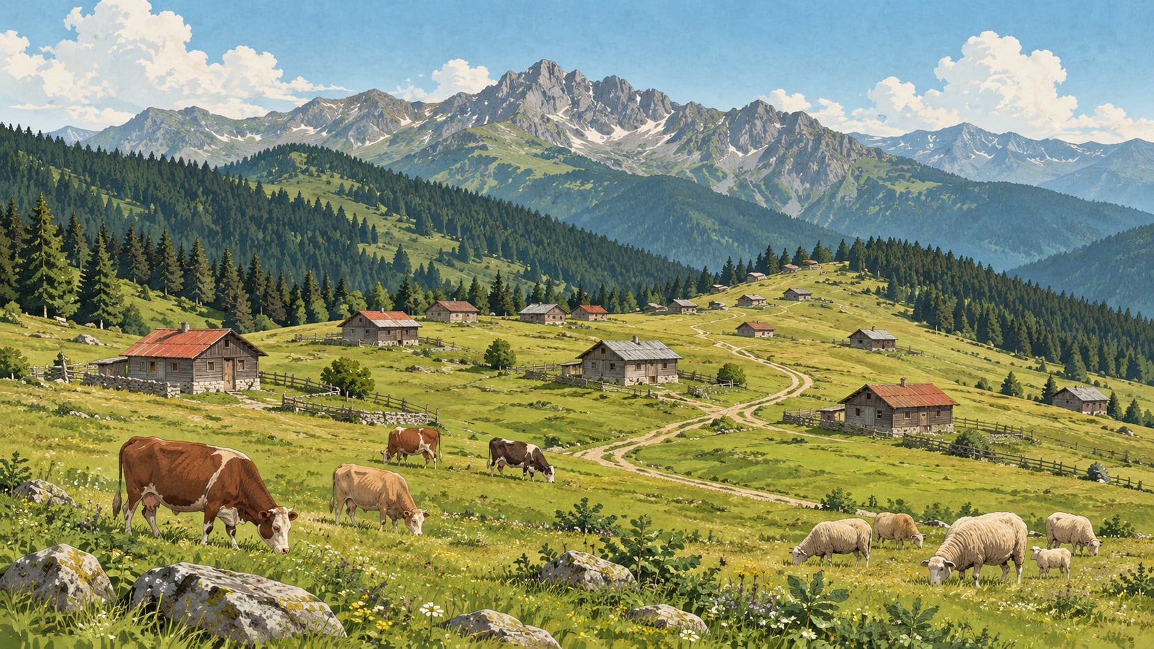 Huser Plateau çizimi, Rize