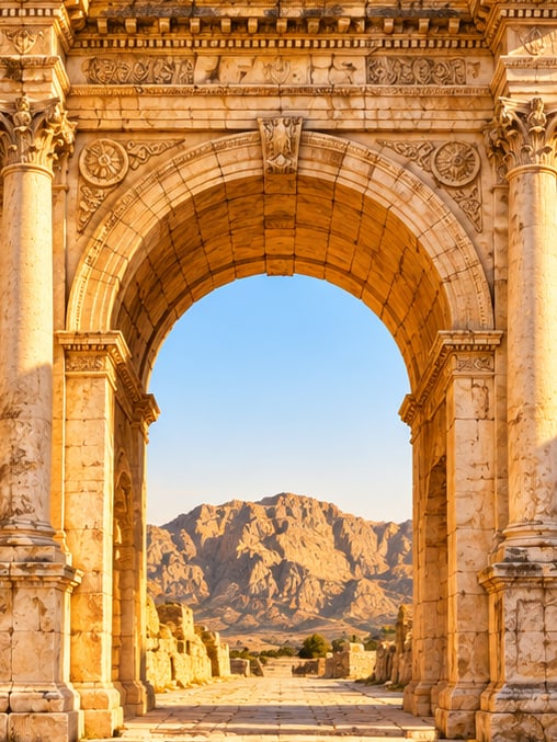 Ilustración: Mezquita y complejo de Hüsrev Paşa, Van