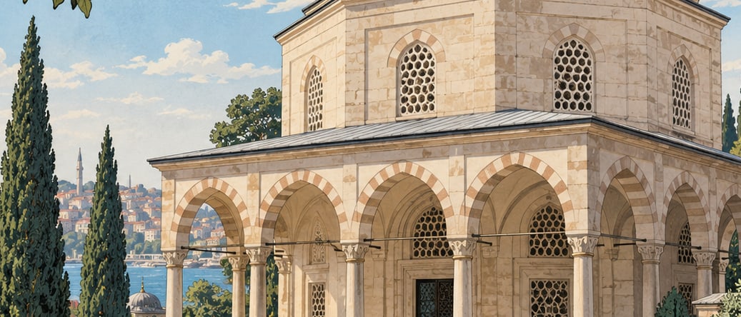 Hüsrev Paşa Tomb çizimi, İstanbul
