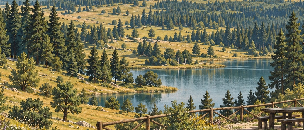 Huzurlu Nature Park çizimi, Gaziantep