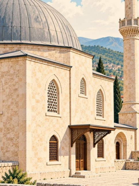 Ilustración: Mezquita de Hz. Nuh, Şırnak