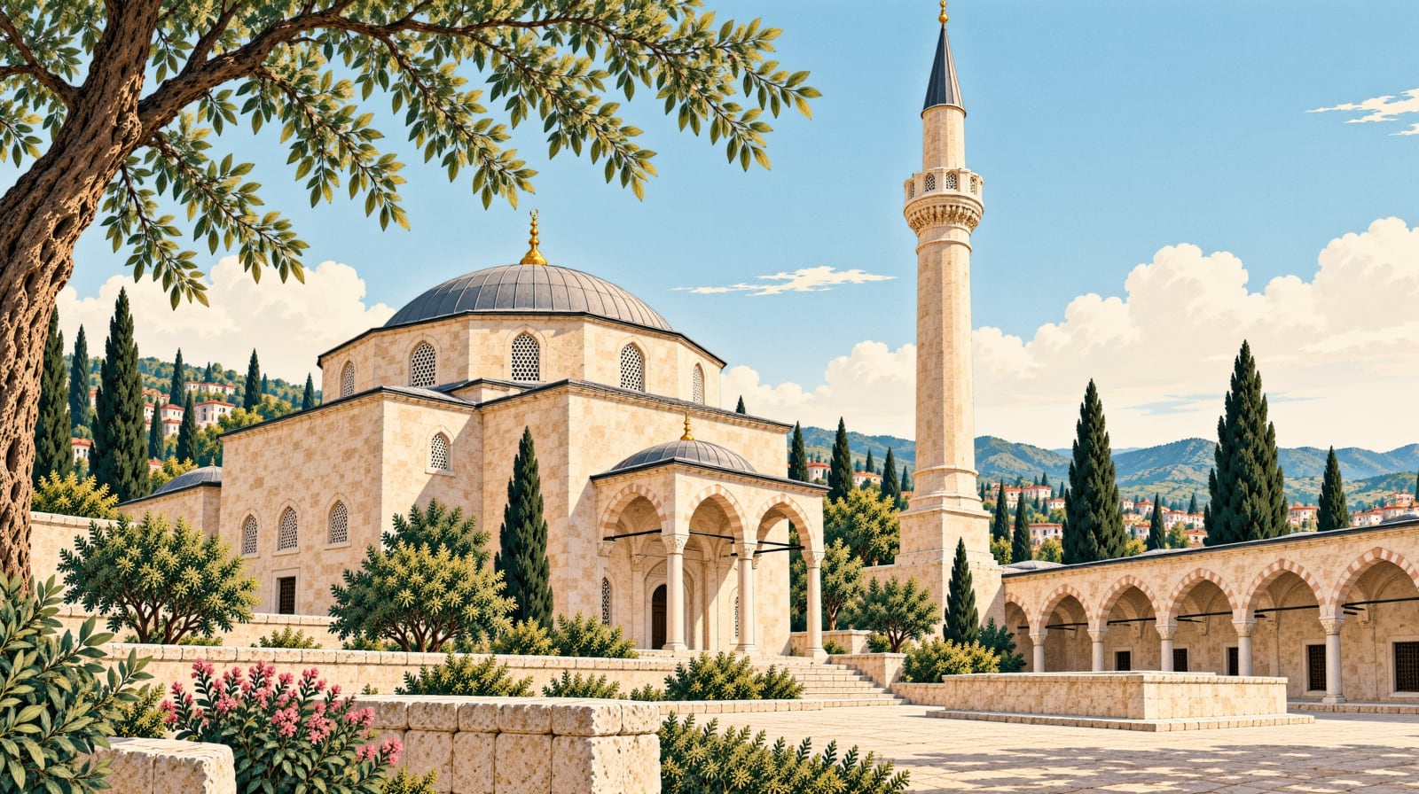 İbrahim Bey Mosque çizimi, Batman