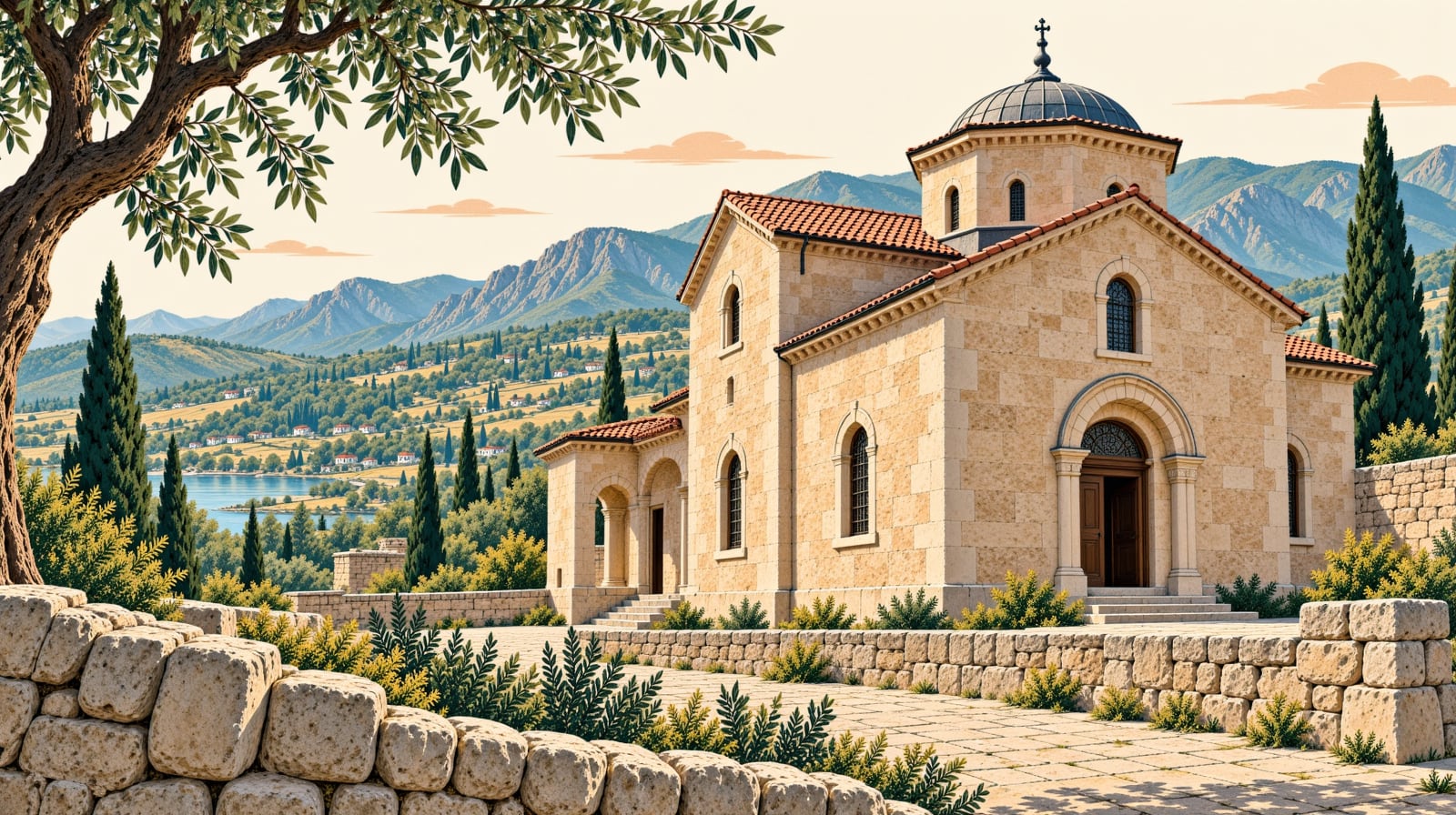 İbrikli Church çizimi, Artvin