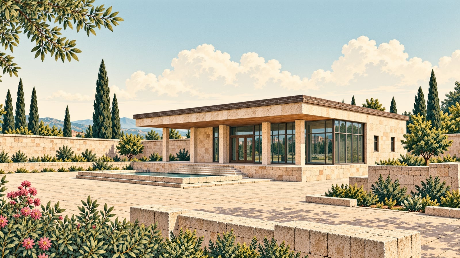 II. Bayezid Complex çizimi, Edirne