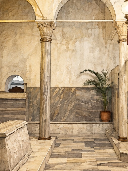 Ilustración: Museo de la Cultura del Baño Turco de Bayaceto II, İstanbul