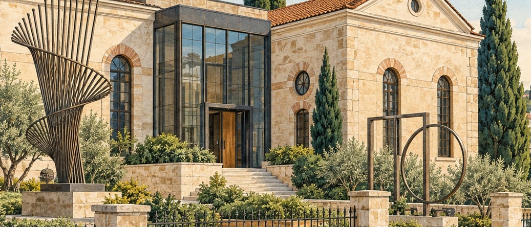 İlhan Koman Sculpture and Painting Museum çizimi, Edirne