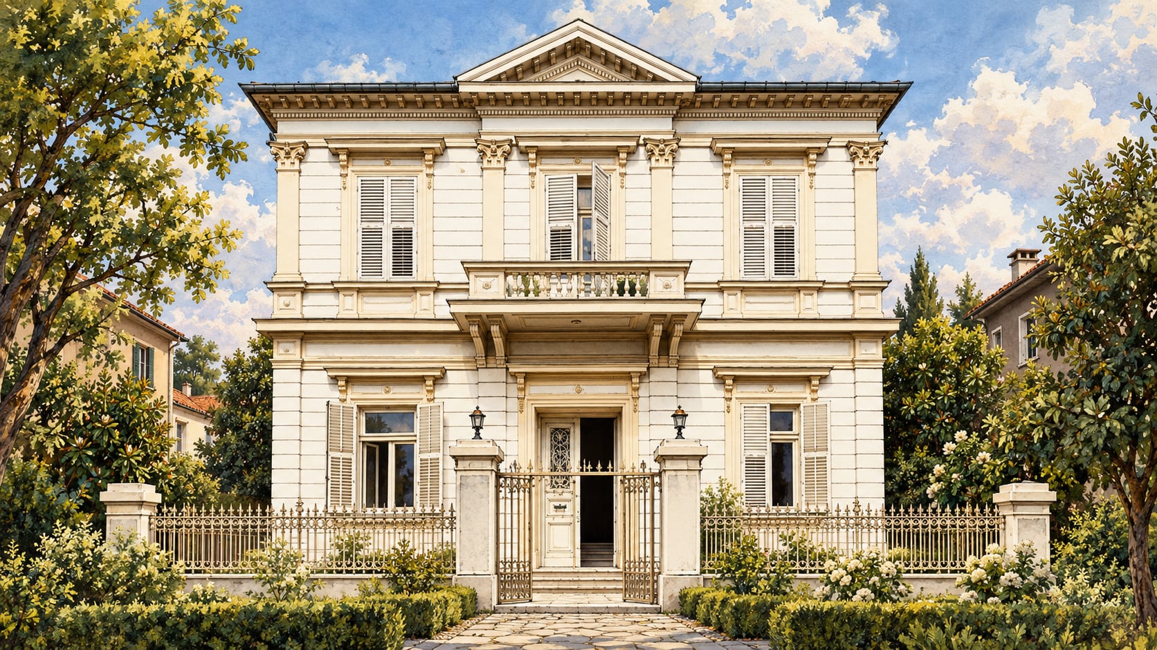 İlhan Koman Mansion çizimi, Edirne