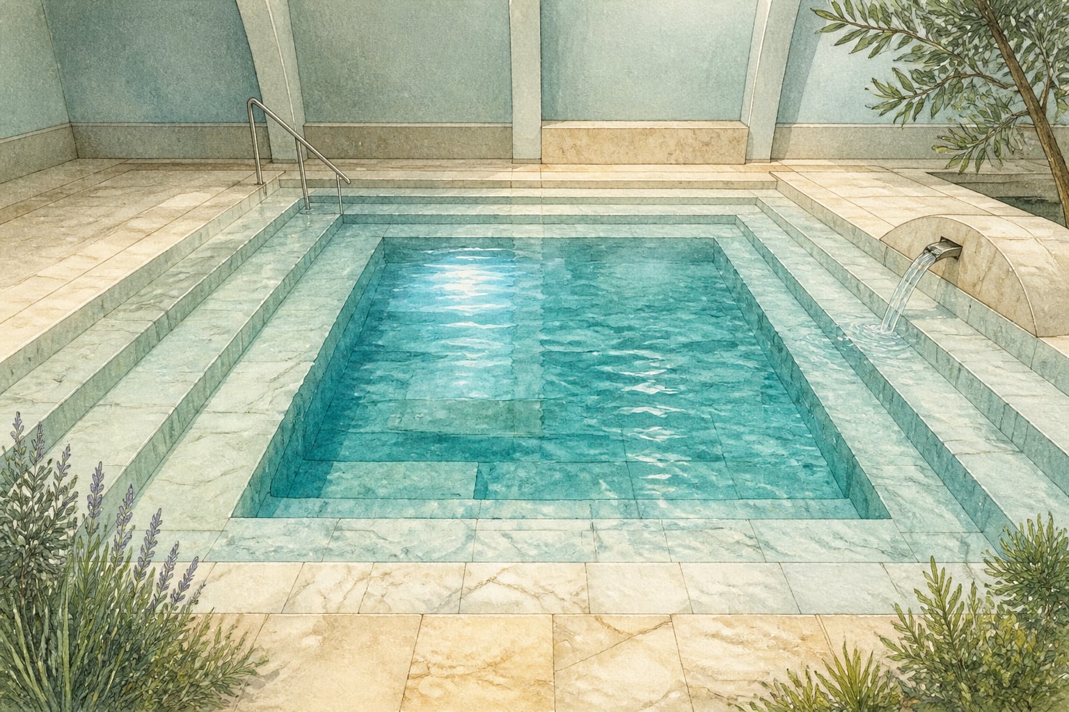 Ilıca Hot Springs çizimi, Kahramanmaraş