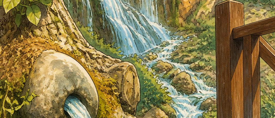 Ilısu Hot Spring çizimi, Aksaray