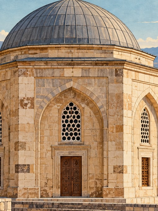 Zeichnung: İmam-Efendi-Grabmal, Elazığ