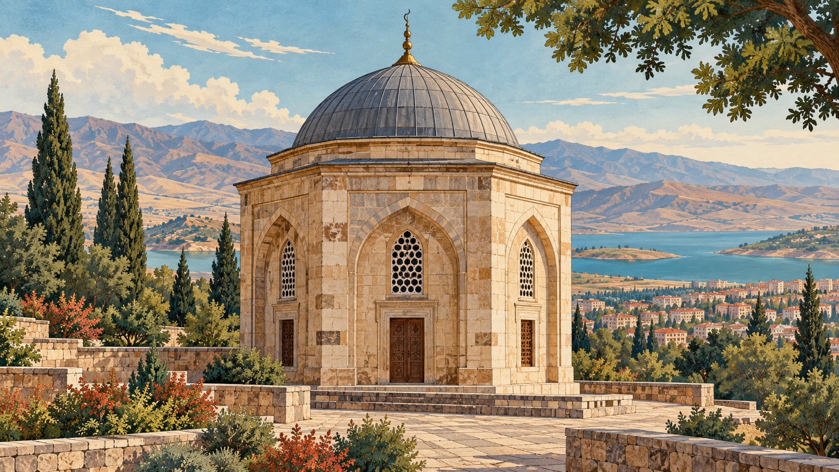 İmam Efendi Tomb çizimi, Elazığ