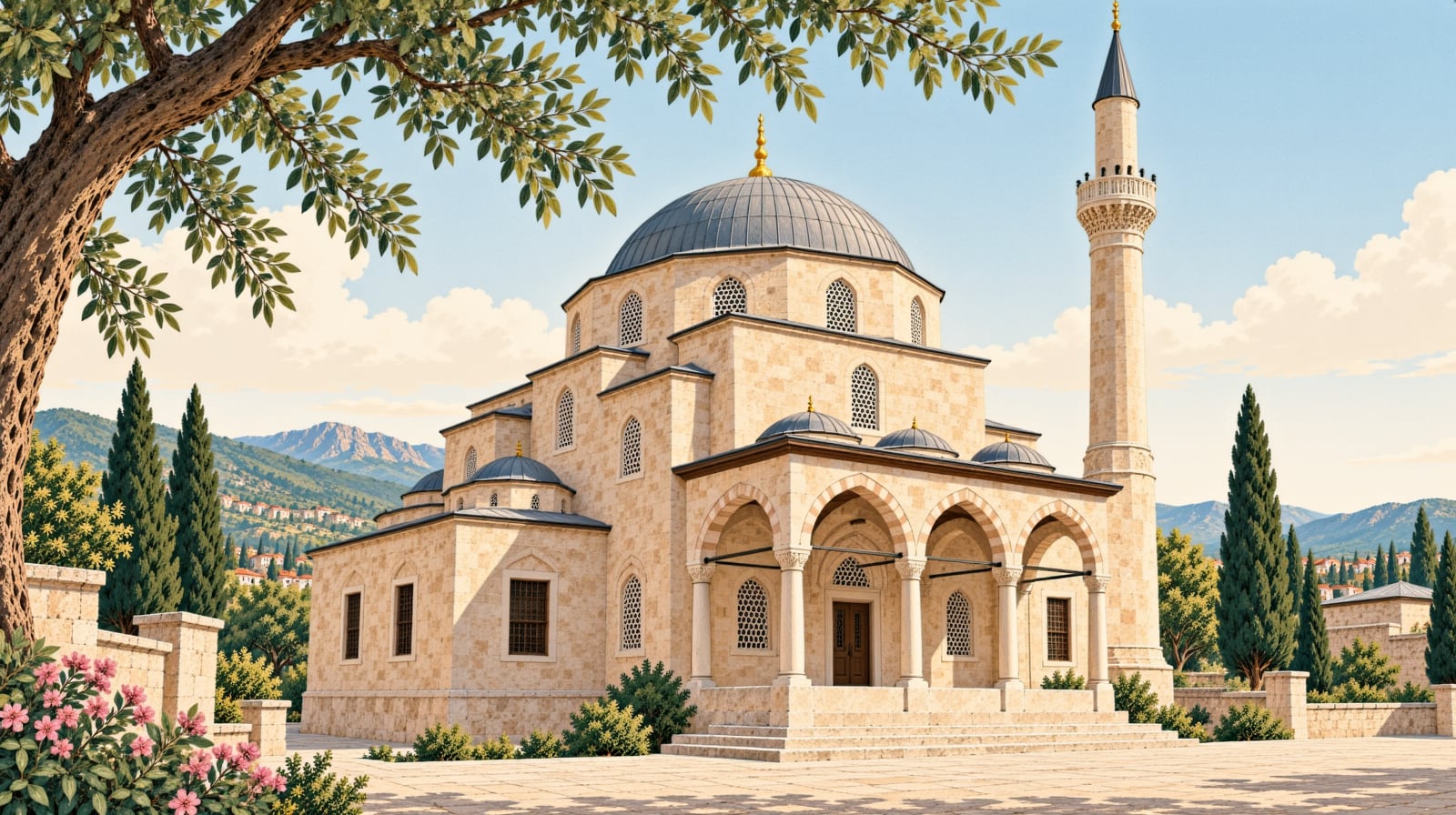 İmaret Mosque çizimi, Karaman