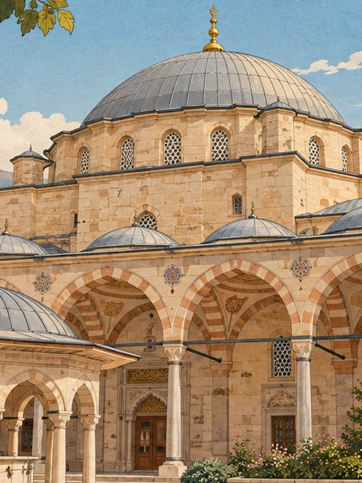 Zeichnung: İmaret-Moschee, Bolu